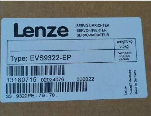 Servoinversor Lenze EVS9322-EP IPCS Nuevo Sellado Original Lenze