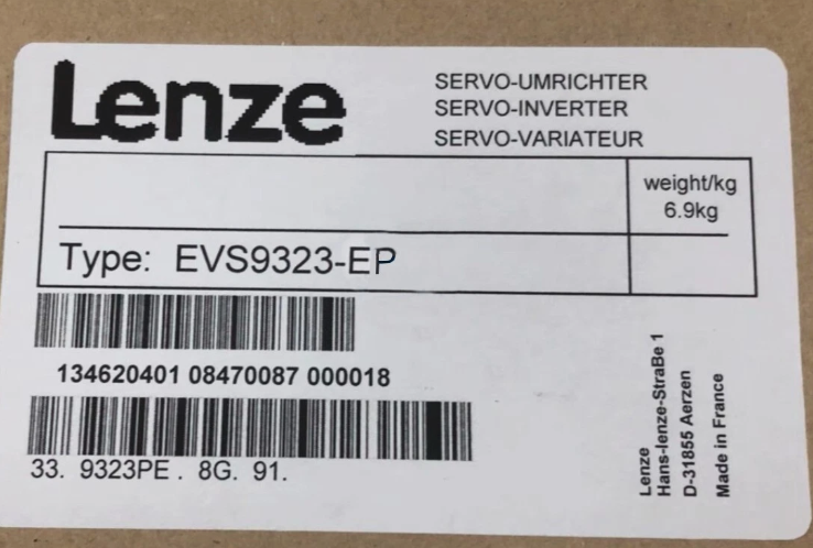 Servoinversor Lenze EVS9323-EP IPCS Nuevo Sellado Original Lenze